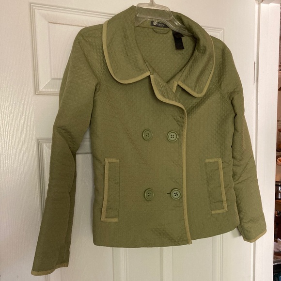 Liz Claiborne Jackets & Blazers - Liz Claiborne Collection Green Swing Jacket, size S